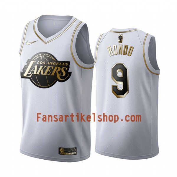 NBA Los Angeles Lakers Trikot Rajon Rondo 9 Nike 2019-2020 Weiß Golden Edition Swingman - Herren NBA Los Angeles Lakers Trikot Rajon Rondo 9 Nike 2019-2020 Weiß Golden Edition Swingman - Herren